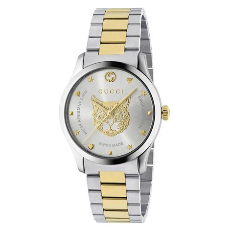 reloj gucci gato|gucci cat bracelet watch.